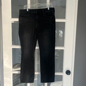Quince Black Organic Cotton Cropped Jean Sz 31